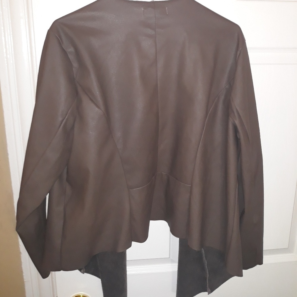 Faux Gray Blazer